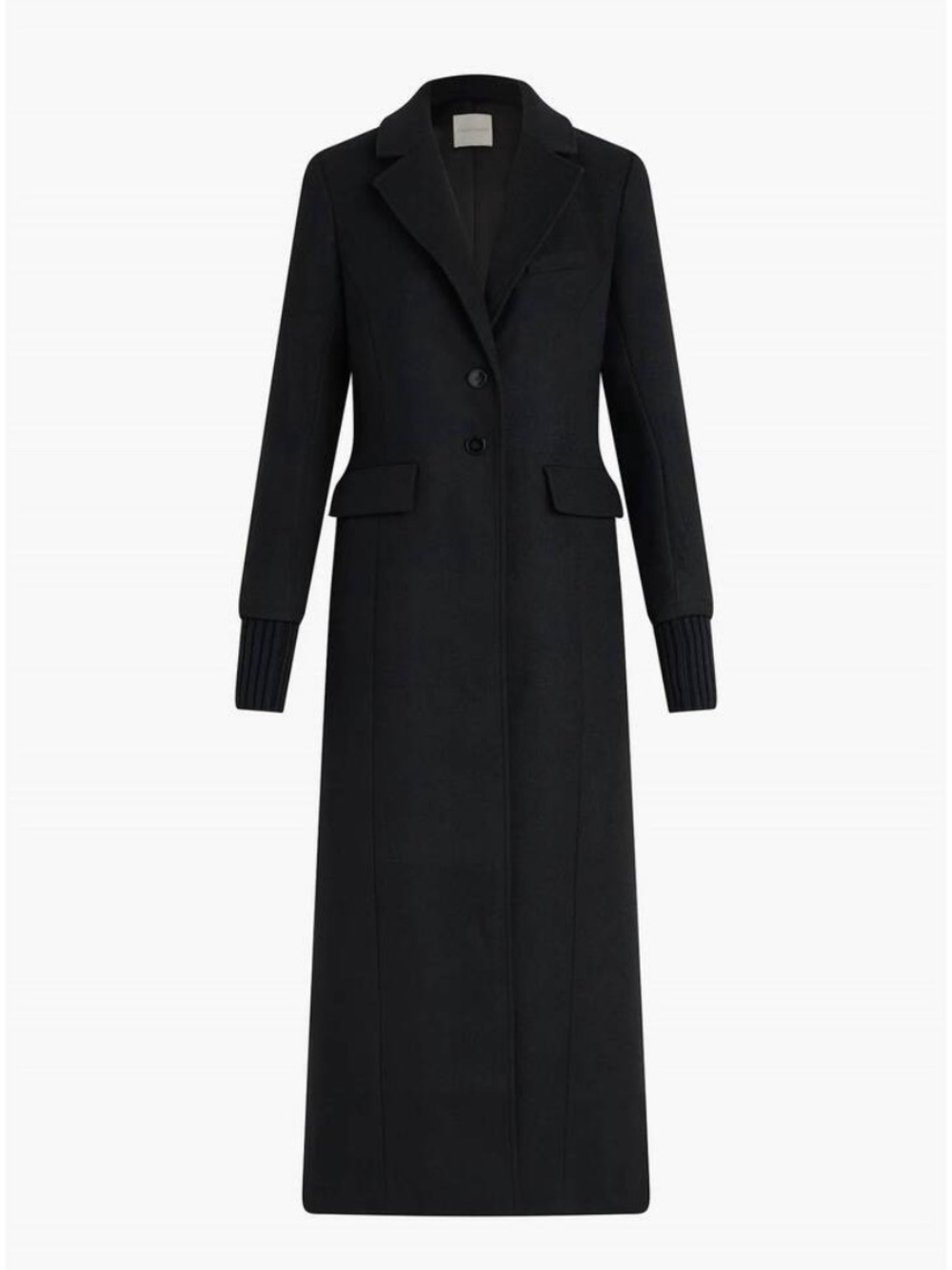 FAVORITE DAUGHTER The City Coat Wool Cashmere Tailored Longline Blazer black L - Picture 4 of 14